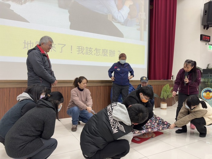 地震掩蔽措施實作